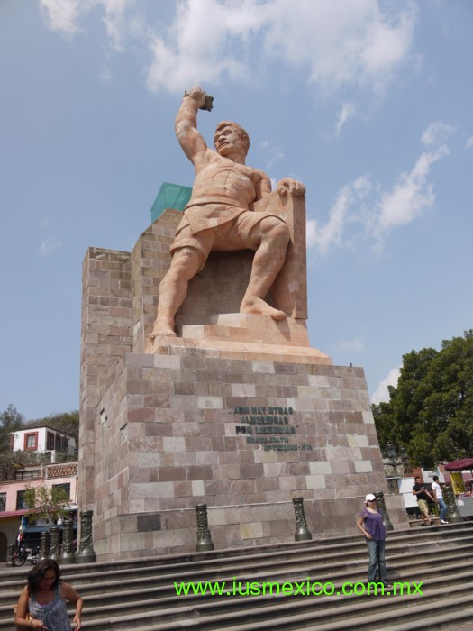 Estado de Guanajuato, México. Cd. de Guanajuato; Estatua de "El Pípila"